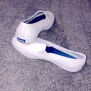 Keds leather slip on Dream Foam  7.5W shoe. Never worn. Woman’s Size